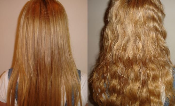 Экранирование волос - до и после